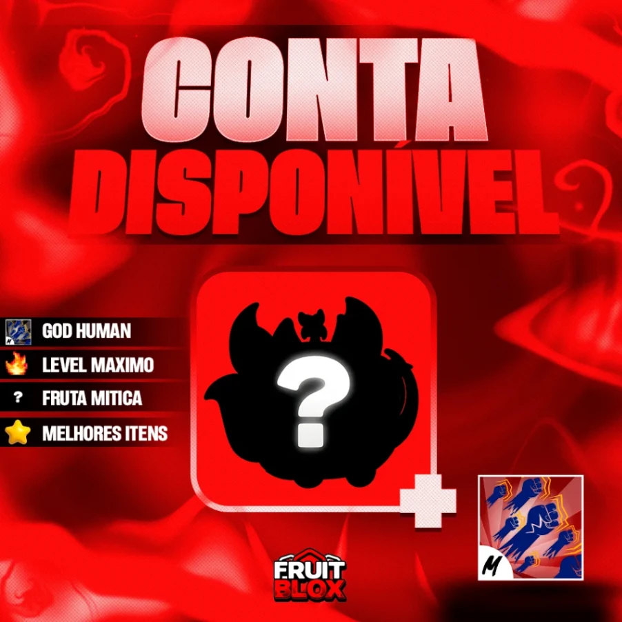 Level Máximo + God Human + 1 Mítica no Baú